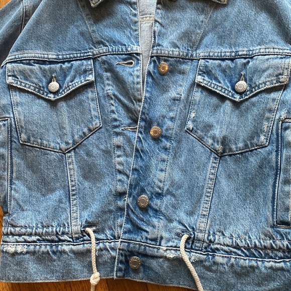 CLOSED Women's Chenoa Mid Blue Jean Jacket Size XS - Picture 5 of 16
